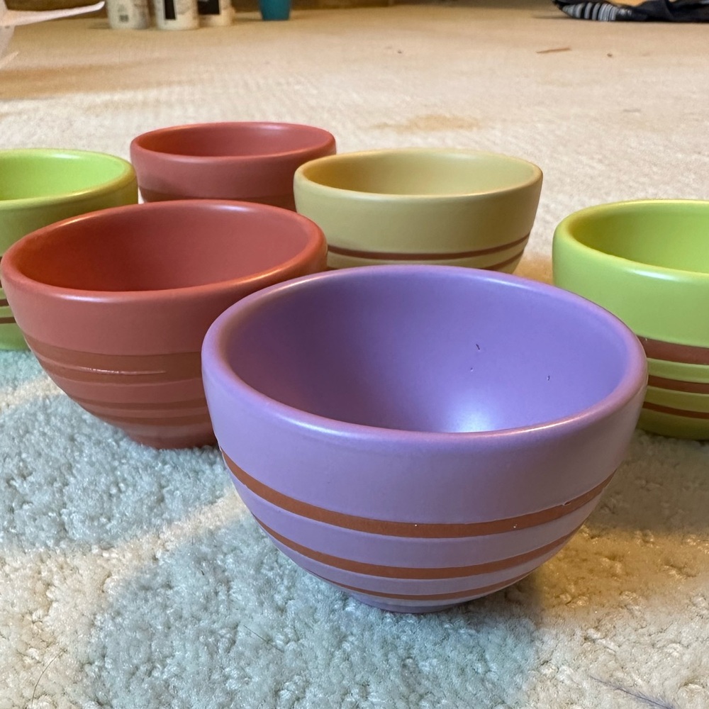NWOT 6 Pinch/Finger Bowls